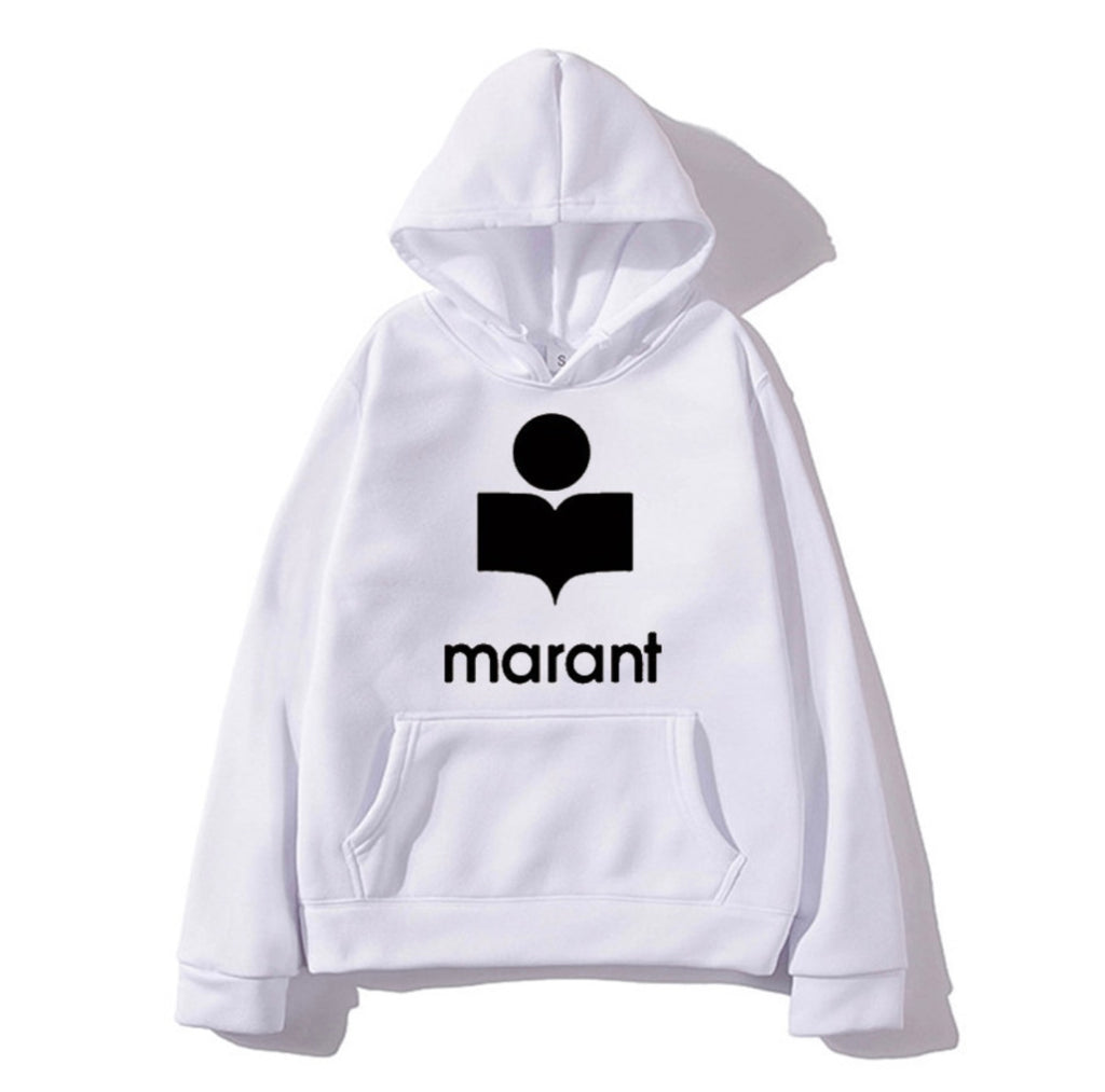 Foreign trade Men's autumn and winter Marant printing leisure sports shirt men's fashion hooded sweater custom Logo