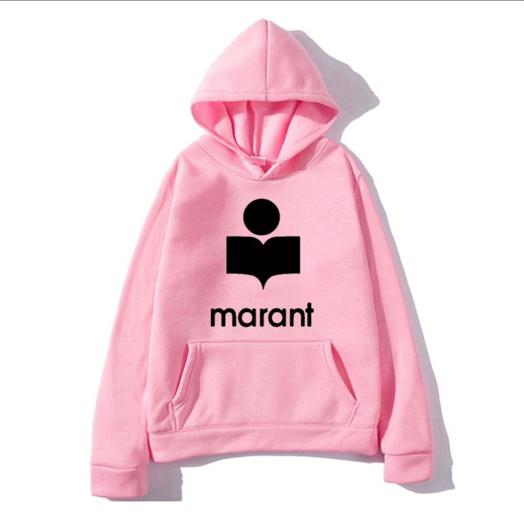 Foreign trade Men's autumn and winter Marant printing leisure sports shirt men's fashion hooded sweater custom Logo