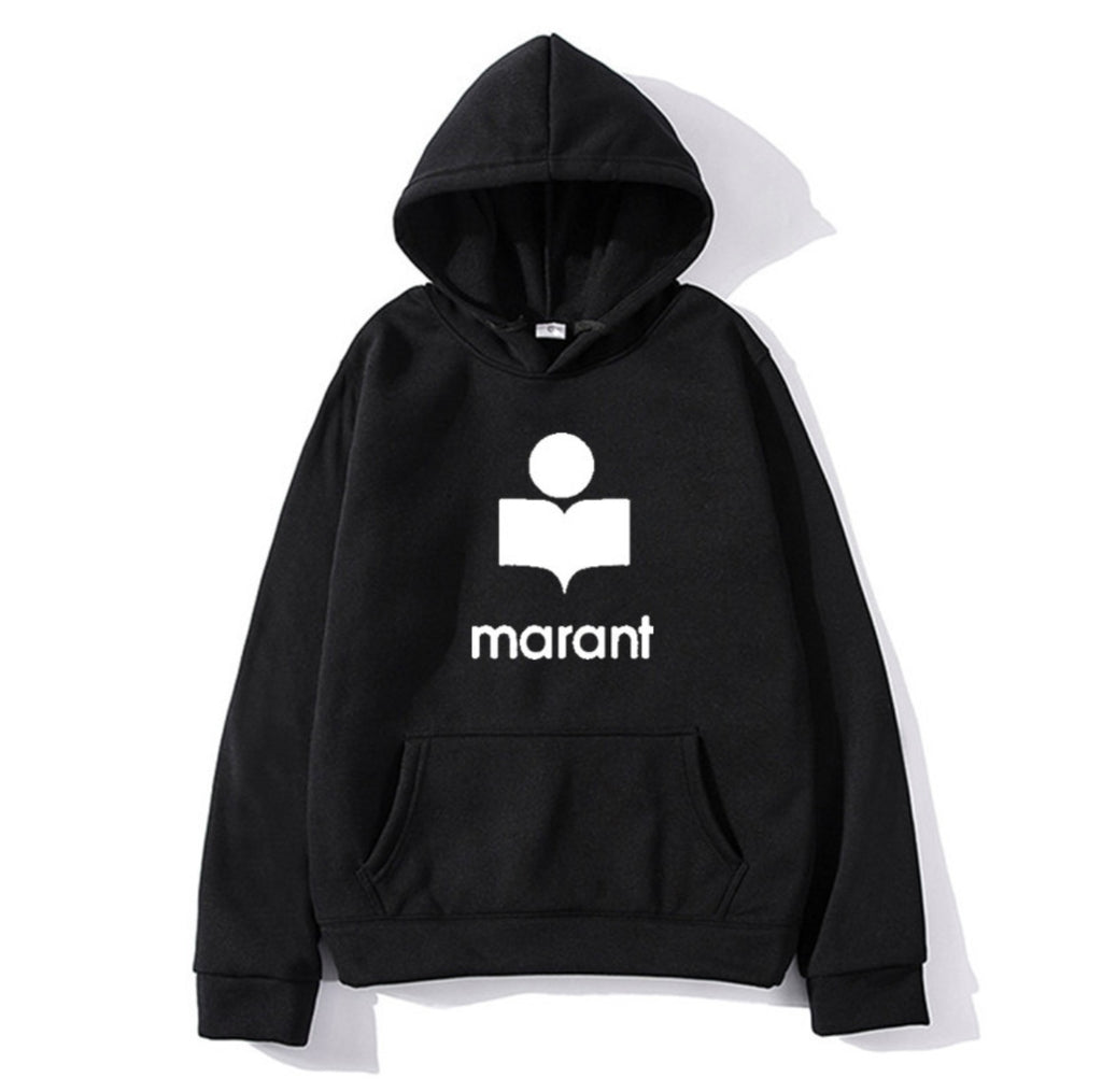 Foreign trade Men's autumn and winter Marant printing leisure sports shirt men's fashion hooded sweater custom Logo