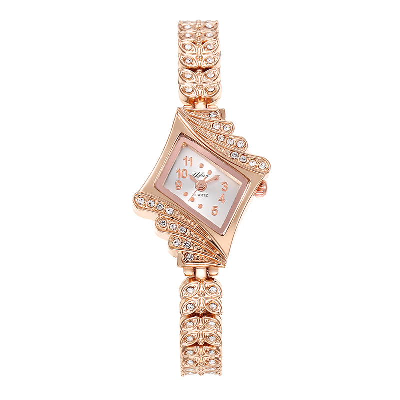 New Korean style bracelet fashion watch women's steel strap rhinestone student quartz ins style women's fashion watch