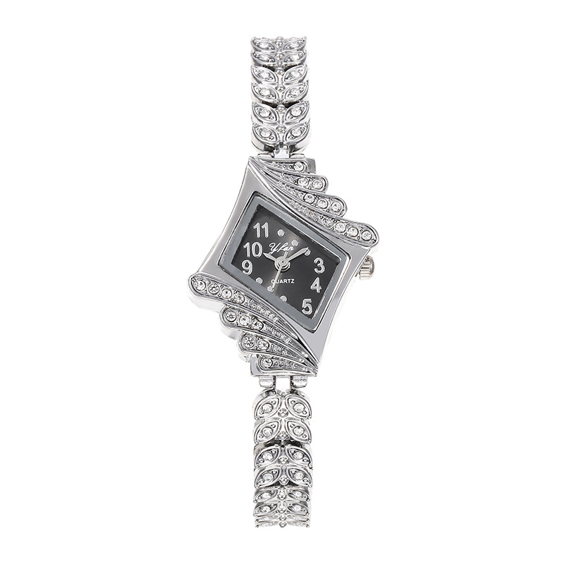 New Korean style bracelet fashion watch women's steel strap rhinestone student quartz ins style women's fashion watch