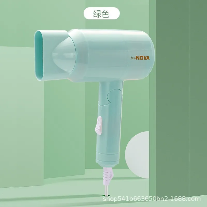 Hair Dryer Household Hair Dryer Student Dormitory Hair Dryer Folding Hot and Cold Constant Temperature Portable Compact Hair Dryer Factory