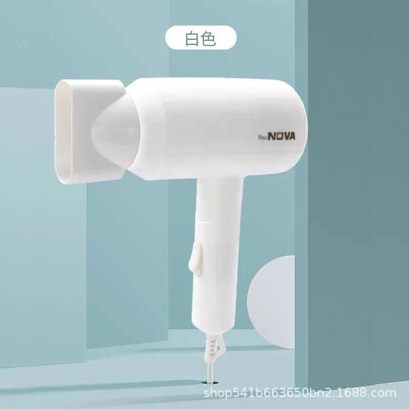 Hair Dryer Household Hair Dryer Student Dormitory Hair Dryer Folding Hot and Cold Constant Temperature Portable Compact Hair Dryer Factory