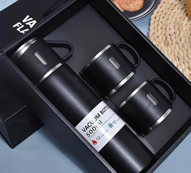 Hot And Cold, Vacuum Flask Set 500ml