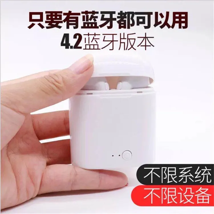 Cross-Border I7 Bluetooth Headset I7S Tws with Charging Compartment I9S Bluetooth Headset Wireless Headset Stereo