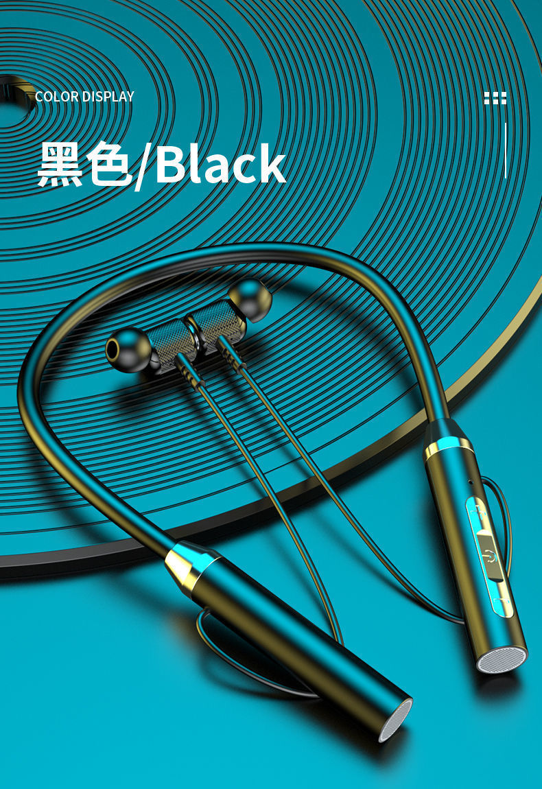 K58 Bluetooth Headset Wireless Neck-hanging Sports Binaural In-ear Neck-hanging Long Standby Endurance Factory Outlet