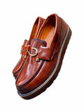 Men’s Premium Brown Loafer Shoes – Stylish Formal Wear with Soft Sole